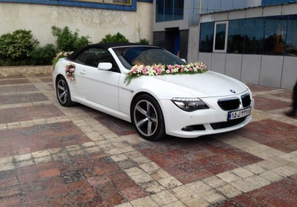 اجاره ماشین عروس با گل