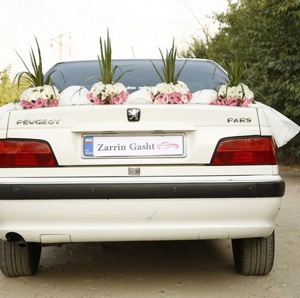 اجاره پرشیا برای ماشین عروس