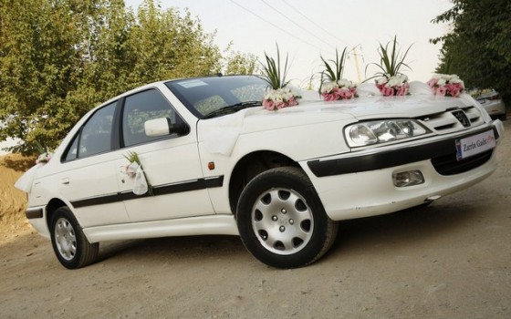 a اجاره پرشیا برای ماشین عروس  قیمت کرایه اتومبیل